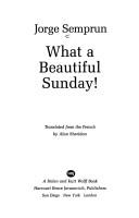 Cover of: What a beautiful Sunday!