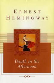 Cover of: Death in the afternoon by Ernest Hemingway