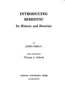 Cover of: Introducing semiotic: its history and doctrine