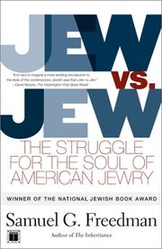 Cover of: Jew vs. Jew: The Struggle for the Soul of American Jewry