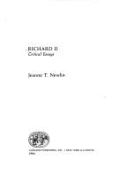 Cover of: Richard II: critical essays