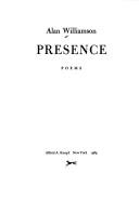 Cover of: Presence: poems