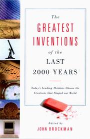 Cover of: The Greatest Inventions of the Past 2,000 Years by John Brockman