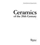 Cover of: Ceramics of the 20th century