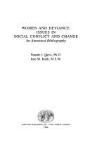 Cover of: Women and deviance: issues in social conflict and change : an annotated bibliography
