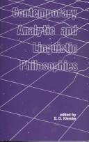Cover of: Contemporary analytic and linguistic philosophies