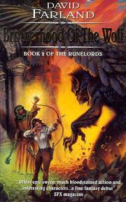 Cover of: Brotherhood of the Wolf (Runelords)