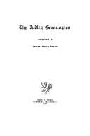 Cover of: The Dudley genealogies