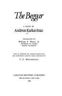 Cover of: The beggar by Andreas Karkavitsas