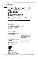 Cover of: The Handbook of clinical psychology by edited by C. Eugene Walker ; consulting editors, Frederick Kanfer ... [et al.].