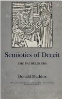 Cover of: Semiotics of deceit: the Pathelin era