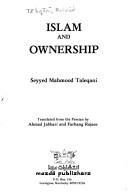 Cover of: Islam and ownership | MahМЈmвЃ»ud TМЈвЃ»aliqвЃ»anвЃ»i