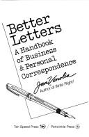 Better letters by Jan Venolia