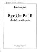 Cover of: Pope John Paul II by Frank Pakenham Earl of Longford