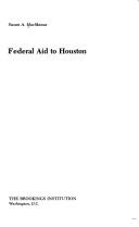 Cover of: Federal aid to Houston