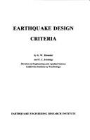 Cover of: Earthquake design criteria by G. W. Housner