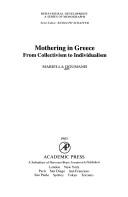 Cover of: Mothering in Greece by Mariella Doumanis