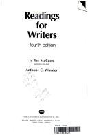 Cover of: Readings for writers