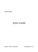 Cover of: John Safer by Frank Getlein