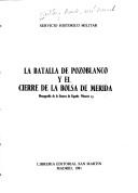 Cover of: La Batalla de Pozoblanco y el cierre de la Bolsa de Mérida.