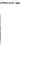 Cover of: Im Westen nichts Neues: wir malen weiter : Luciano Castelli, Rainer Fetting, Helmut Middendorf ... : [Ausstellung], Kunstmuseum Luzern, 11.10-15.11.1981, Centre d'art contemporain, Genève, Janvier/Février 1982, Stadt Aachen, Neue Galerie, Sammlung Ludwig, April/Mai 1982 : [Katalog