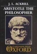 Cover of: Aristotle the philosopher
