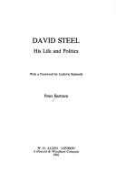 David Steel by Peter Bartram