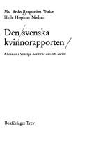 Cover of: Den svenska kvinnorapporten: kvinnor i Sverige berättar om sitt sexliv