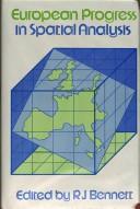 Cover of: European progress in spatial analysis