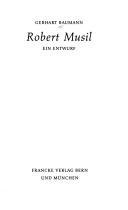 Cover of: Robert Musil: ein Entwurf