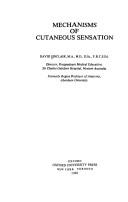 Cover of: Mechanisms of cutaneous sensation