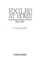 Cover of: Exiles at home by Drusilla Modjeska