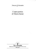 Cover of: L' opera poetica di Vittorio Sereni by Francesca D'Alessandro