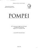 Cover of: Pompei: scienza e società : 250. anniversario degli scavi di Pompei, convegno internazionale, Napoli, 25-27 novembre 1998