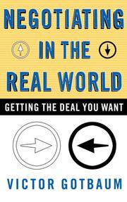 Cover of: Negotiating In the Real World by Victor Gotbaum, Victor Gotbaum