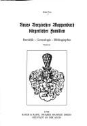 Cover of: Neues Bergisches Wappenbuch bürgerlicher Familien: Heraldik, Genealogie, Bibliographie