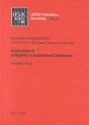 Cover of: Application of UNIMARC to multinational databases