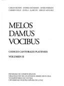 Cover of: Melos damus vocibus by Carlos Seoane ... [et al.].