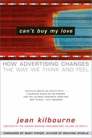 Can't Buy My Love by Jean Kilbourne