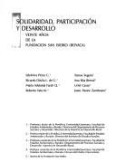 Cover of: Solidaridad, participación y desarrollo: veinte años de la Fundación San Isidro (Boyacá)