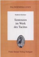 Cover of: Sentenzen im Werk des Tacitus