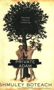 Cover of: The Private Adam by Shmuley Boteach