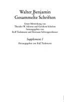 Cover of: Kleinere Übersetzungen: Tristan Tzara, D'Annunzio, Aragon, Proust, Léon Bloy, Adrienne Monnier, Saint-John Perse, Balzac, Jouhandeau