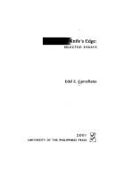 Cover of: Knife's edge: selected essays