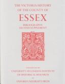 Cover of: A history of the County of Essex.