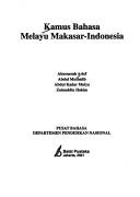 Cover of: Kamus bahasa Melayu Makasar-Indonesia