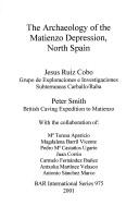 Cover of: The archaeology of the Matienzo depression, north Spain by Jesús Ruiz Cobo