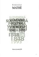 Cover of: Slovenská politika v rokoch 1848-1993