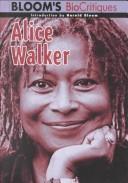 Alice Walker by Harold Bloom