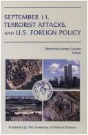 Cover of: September 11, terrorist attacks, and U.S. foreign policy